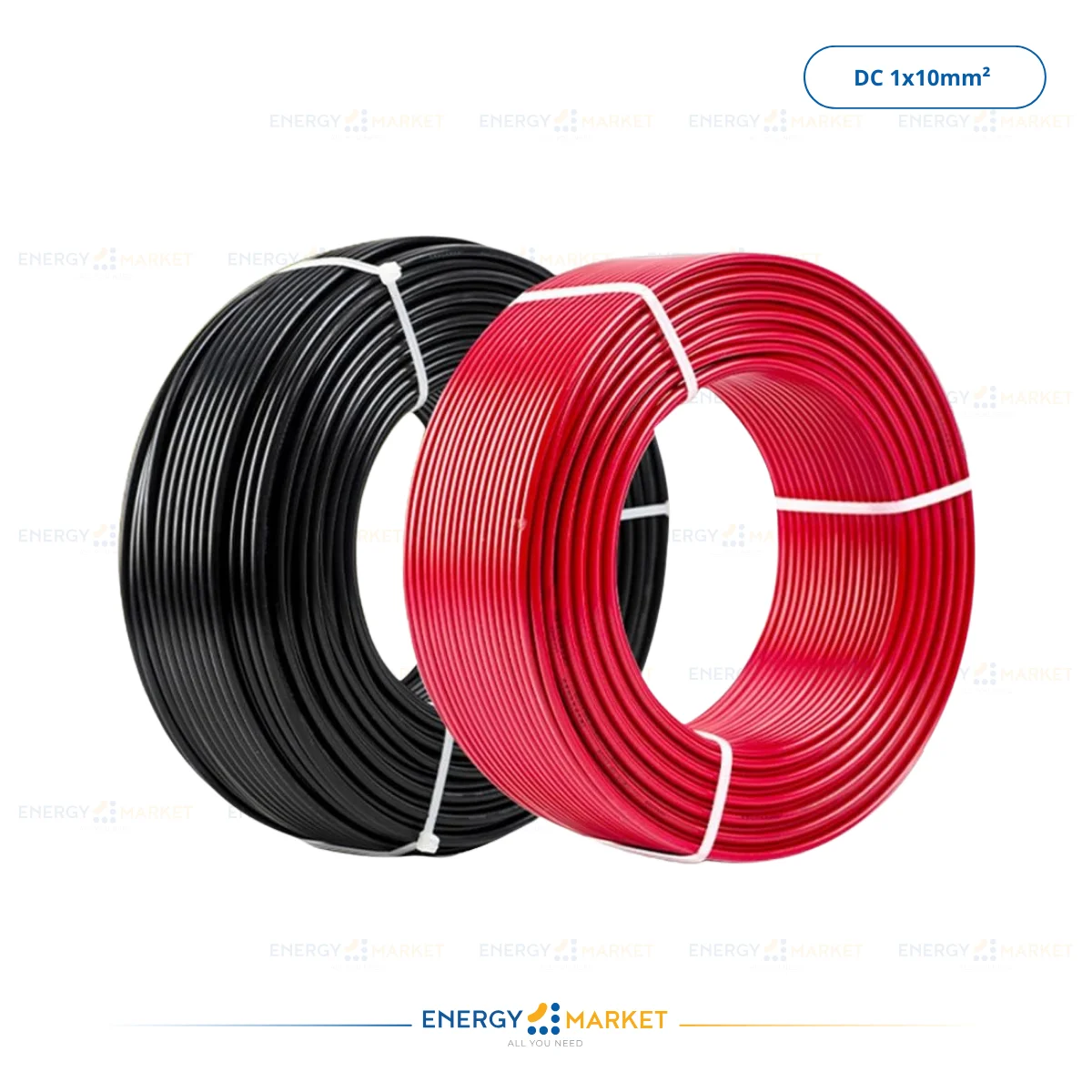 Cable Solaire DC 1x10mm² – Cable PV Haute Qualité
