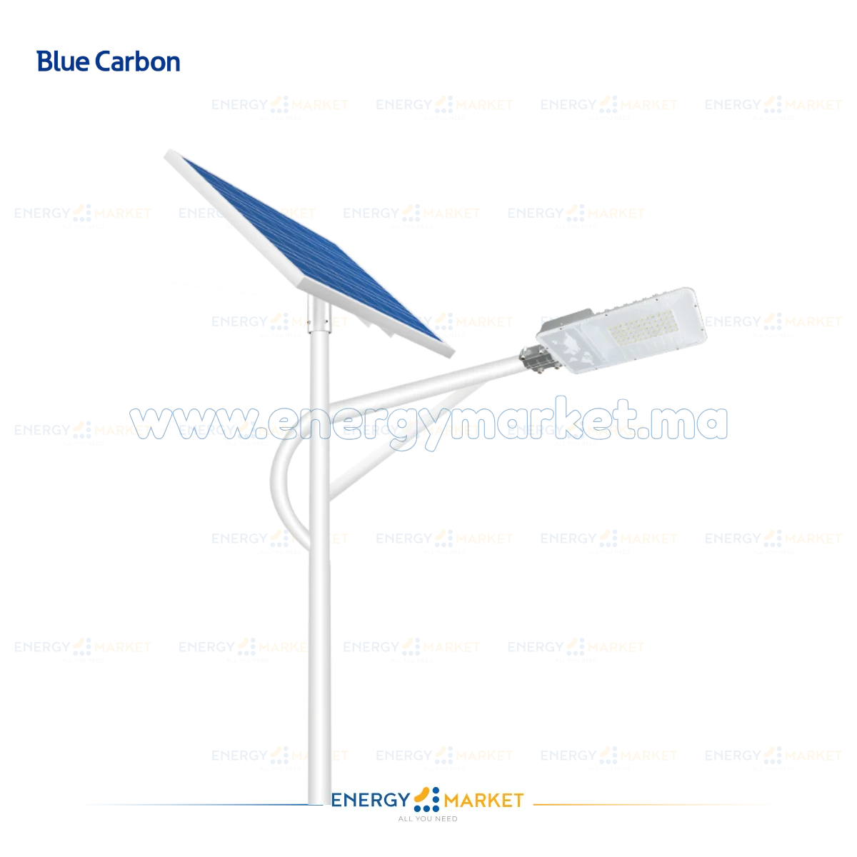 Blue Carbon Solar Energy Storage System Maroc | Solution Solaire Professionnelle